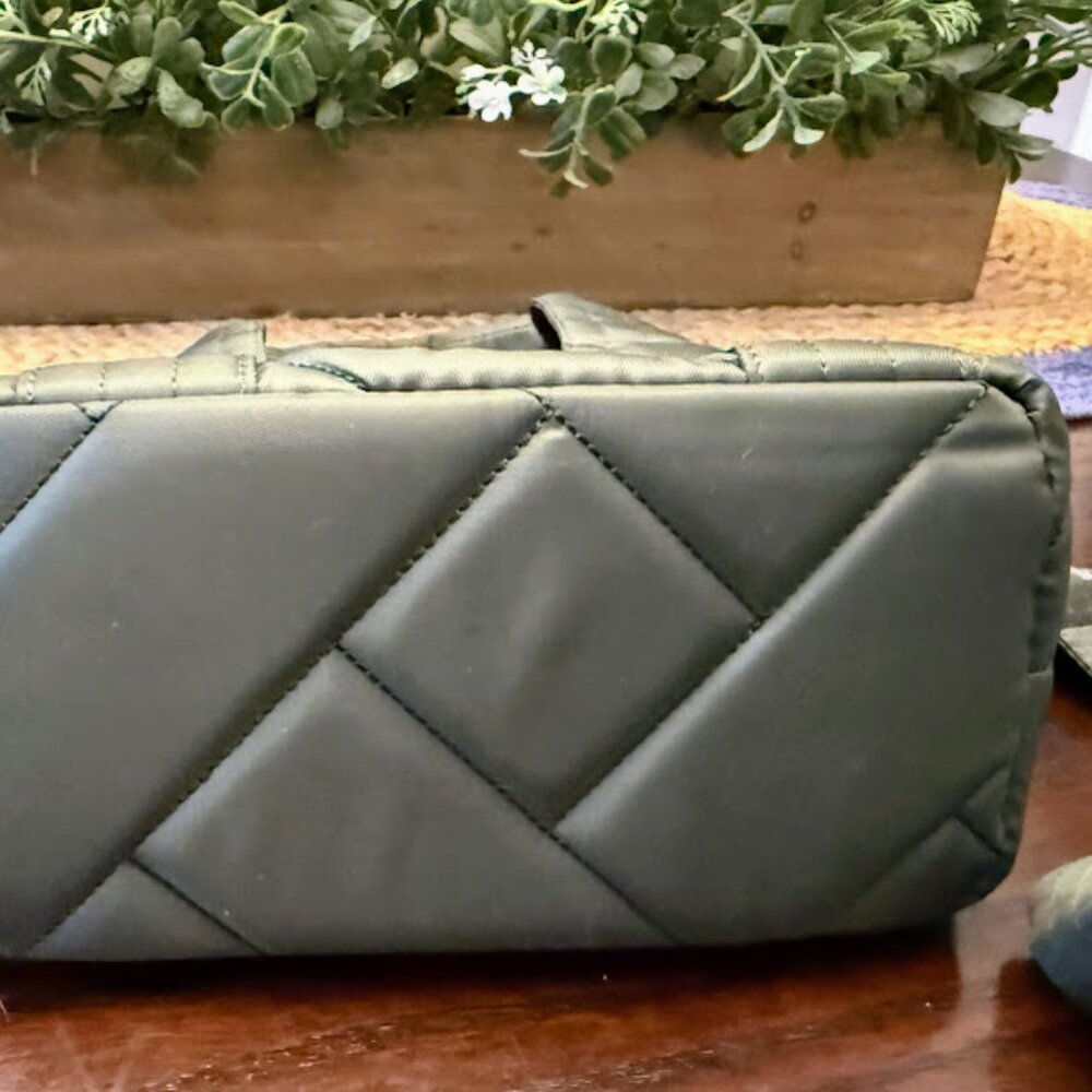 LUG small crossbody tote with handles olive green mini Dory - Picture 7 of 9